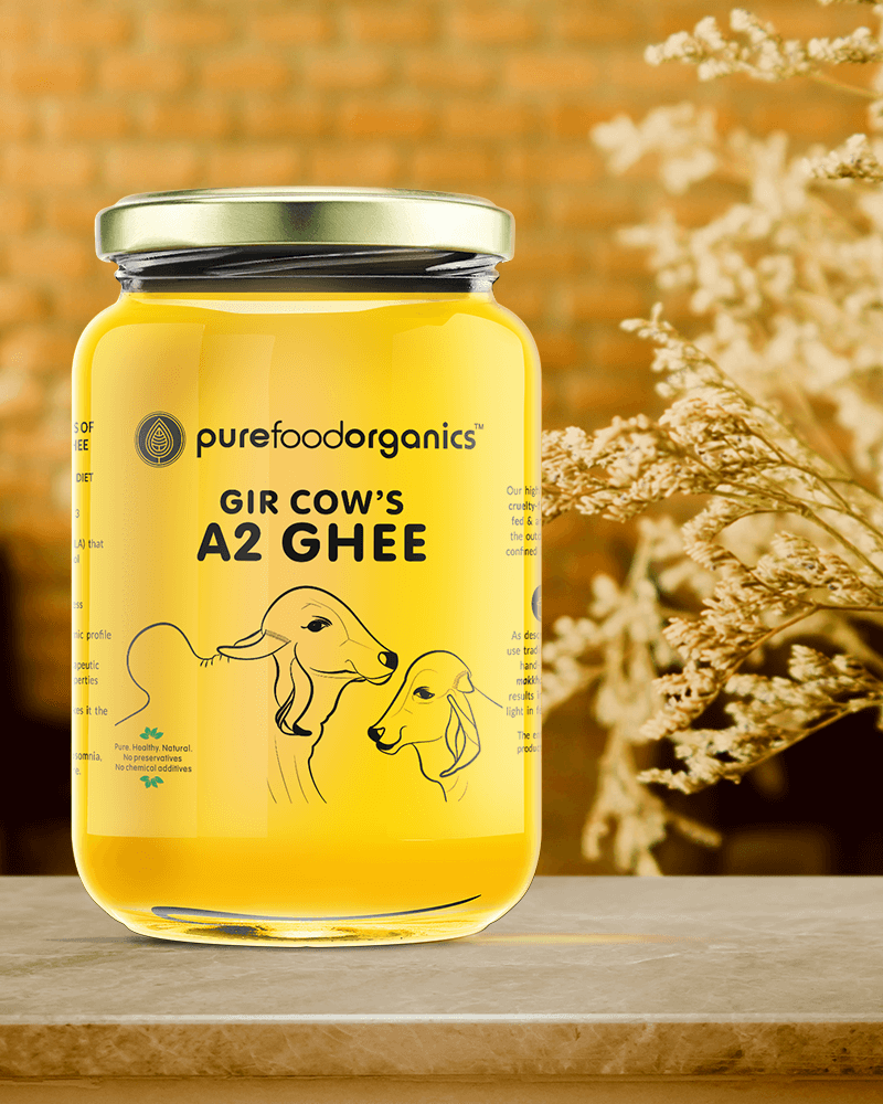 Buy Best Desi Gir Cow A2 Organic Vedic Ghee-PureFoodorganics- India ...